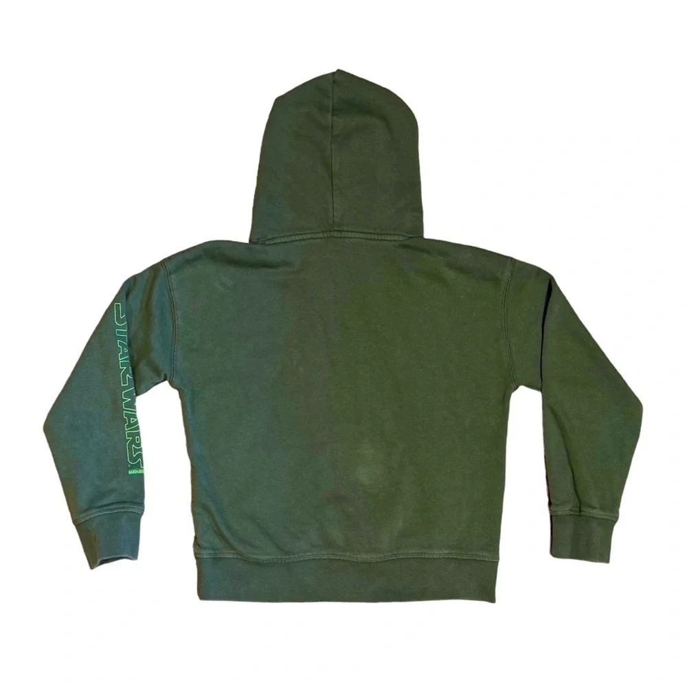 Gap Kids | Star Wars Mandalorian Hooded Sweatshirt Olive Green, Boys Large